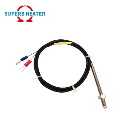 M6 M8 ثني مقاوم للماء مقاوم للزيت مقاوم للزيت المسمار K -type thermocouple استشعار درجة الحرارة الحرارية