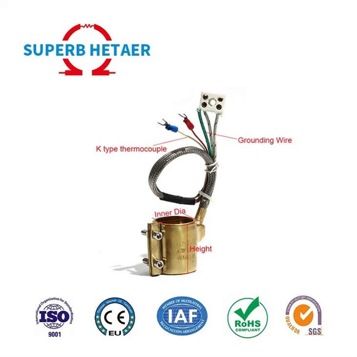 Industrial Electric Cast Brass Band Heater For Injection Moulding Machine3