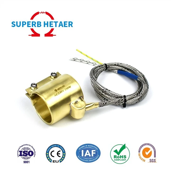 Industrial Electric Nozzle Brass Band Mica Heater